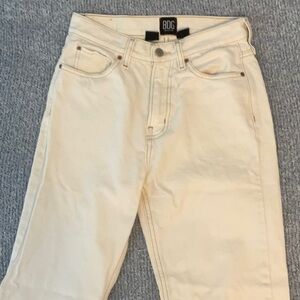 White, cream cowboy jean